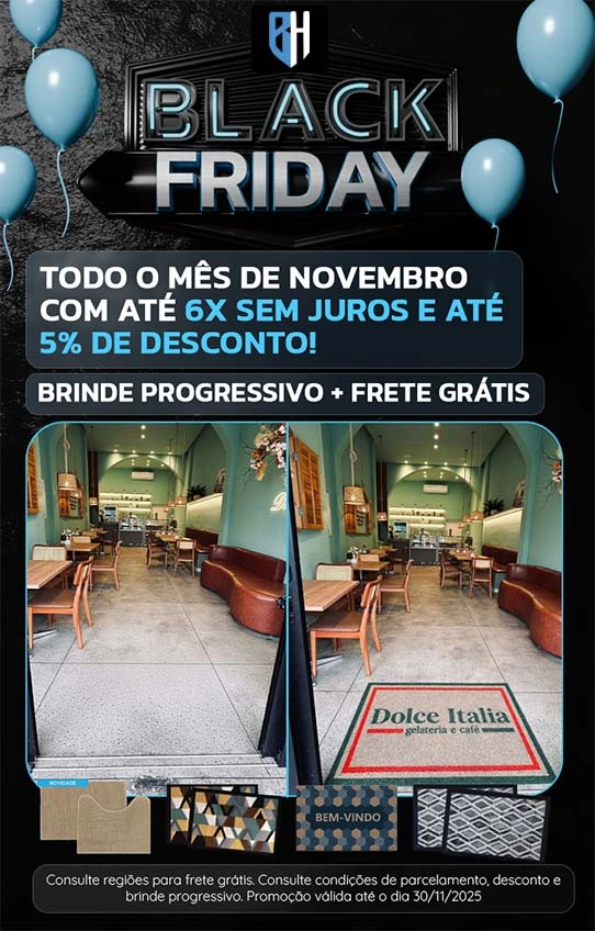 Black Friday Tapete Capacho Personalizado